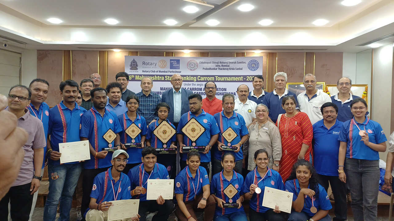 6th Rotary Club of Mumbai Parleshwar State Ranking Carrom Tournament 2026-27